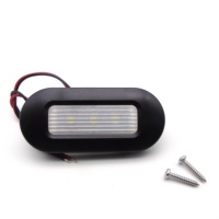 Xiamen Sunshine Marine 12V Bleu LED Oblongue Lumière de Courtoisie Yacht Bateau Marin D'escalier Pont Jardin Lampe