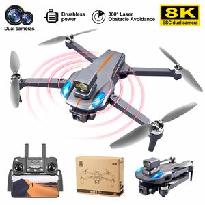 Drones professionnels <span class=keywords><strong>K911</strong></span> <span class=keywords><strong>Max</strong></span> 8k Gps 4k avec système d'évitement d'obstacles, double caméra HD, moteur sans balais, quadricoptère pliable RC - Product Image 6