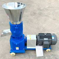 Machine à granulés d'aliments pour volailles, canards et bovins à haute productivité, état neuf, ligne de production 1T/H