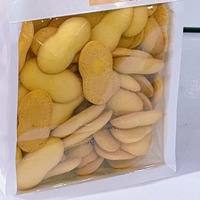 Miniatur biskuit berbentuk labu 138g untuk kepingan salju renyah bahan mentah kue Ideal dengan wajan yang tak beraturan