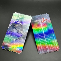 Billets d'invitation de mariage holographiques VIP de haute qualité pour restaurants, billets de concert Kpop personnalisés avec impression holographique pour événements