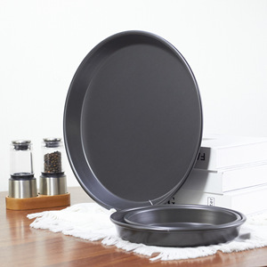 Thickened Hard Anodized Aluminum Alloy Pizza Pan Non Stick Deepened 6 7 8 9 10 11 12 Inch Round For Pizza Cold Noodles Steamed - Product Image 2