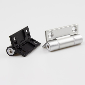 Charnière à couple élevé K202 en alliage de zinc noir et argenté pour armoire d'équipement - Product Image 1