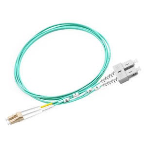 Cable de Fibra Óptica Dúplex Multimodo LC/UPC-SC/UPC, Cable de Conexión de Fibra Óptica de 10 Gigabits <span class=keywords><strong>OM3</strong></span>/<span class=keywords><strong>300</strong></span> de Doble Núcleo - Product Image 1