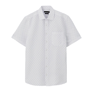 Camisa de Verano para Hombre, Fabricada a Medida, al por Mayor, de Popelina Transpirable, Algodón/Poliéster, Cierre de Botones, Manga Corta, para Oficina - Product Image 2