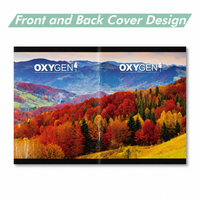 Carnet de notes A5 personnalisé avec logo, couverture en papier blanc, reliure agrafée, impression UV, impression CMJN, carnet de notes avec reliure agrafée