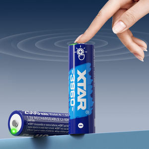 산업 최초 배터리 2500mAh 터치로 전력 확인 XTAR 1.5V <span class=keywords><strong>AA</strong></span> 3960 최대 3A 방전 충전식 리튬 이온 배터리 - Product Image 1