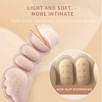 Coussinets de talon en mousse à mémoire de forme en forme d'aile d'ange, adhésifs, protection du talon, soulagement de la douleur, anti-odeur, confort, soin des pieds