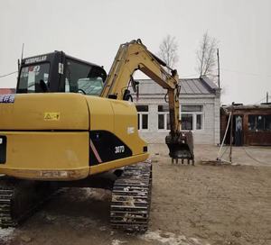 Excavatrice Caterpillar 307D d'occasion, 7 tonnes, petite pelle sur chenilles, d'origine, avec chenilles en acier - Product Image 4