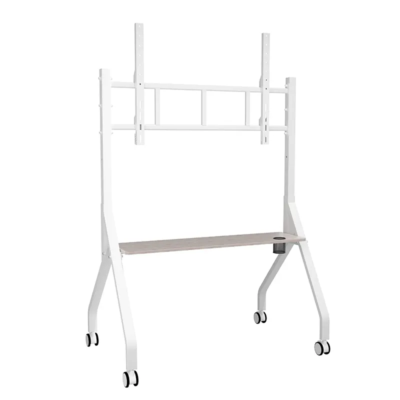 Nuovo Design Heavy-Duty 42 "-86" Mobile Trolley Stand carrello Mobile TV supporti & carrelli Max VESA 1000x600