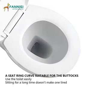Modern Porcelain Commode Sanitary Ware <strong>Bidet</strong> WC Toilet <strong>Wholesale</strong> Ceramic Siphon Two Piece Toilet Bowl for Bathroom - Product Image 3