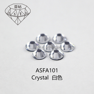 ASFA101 cristal hot fix strass cristal vente en gros verre de haute qualité ab hot fix strass pour décorer vêtements et sac - Product Image 2