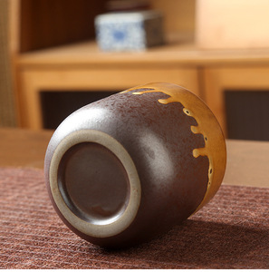 Juego <span class=keywords><strong>de</strong></span> té <span class=keywords><strong>de</strong></span> cerámica gruesa Retro japonesa, taza <span class=keywords><strong>de</strong></span> café <span class=keywords><strong>de</strong></span> cerámica <span class=keywords><strong>de</strong></span> diseño moderno para uso doméstico para el té <span class=keywords><strong>de</strong></span> <span class=keywords><strong>la</strong></span> tarde, café con leche con flores - Product Image 6