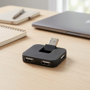 Docking Station USB-C Gaia a 4 Porte, Hub 5-in-1 con Ethernet e Convertitore di Ricarica, Modello in Lega di Alluminio 123598-1 - Product Image 3