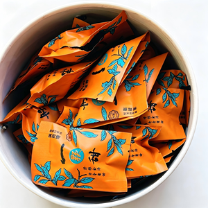 Bohetang Ancient Tree Golden Leaf Raw Pu'er <span class=keywords><strong>Dragon</strong></span> Balls, 397g 50pcs Individually Wrapped Sheng Pu Erh Gift Barrel - Product Image 2
