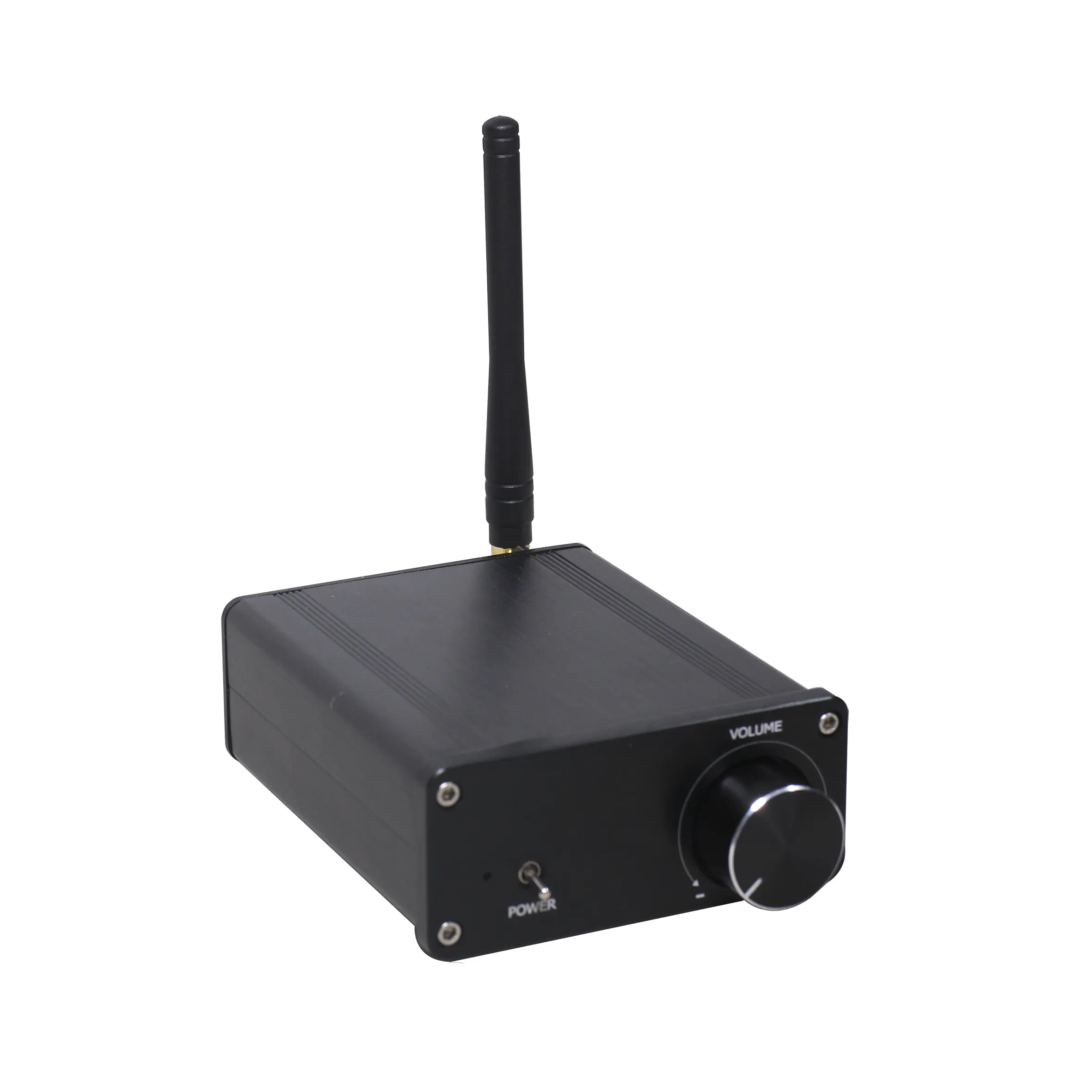 Hợp Kim Nhôm Chuyên Nghiệp Đen 2.0 Kênh 50 Watt Bluetooth Class D Mini Hi-Fi Khuếch Đại Công Suất BT