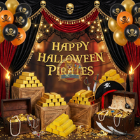 Nouveau produit : Barres d'or factices en plastique ABS durable, très demandées pour les fêtes d'Halloween sur le thème des pirates et la décoration de scène