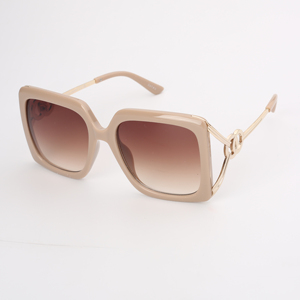 OEM New Trendy SP10330 UV400 Protection Full Rim Square Women Sunglasses with metal temple Outdoor Use Fashion - Product Image 2