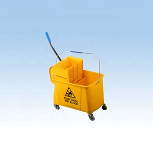 Cubo <span class=keywords><strong>de</strong></span> fregado <span class=keywords><strong>de</strong></span> 24L con 4 ruedas y escurridor pequeño - Product Image 2