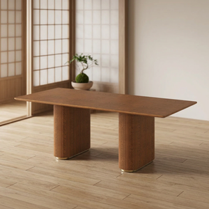 Mid Century Oval <b>Dining</b> <b>Table</b> Home Customizable Size and Color Packaging <b>Dining</b> Room Furniture - Product Image 4