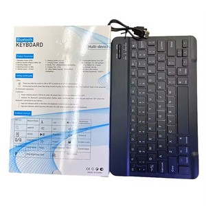 Clavier optique sans fil BT Slim MINI ultra fin rechargeable 2,4 GHz avec LED Gateron en plastique, en stock pour <span class=keywords><strong>iPad</strong></span> 10 pouces - Vente flash - Product Image 3