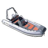 Bateau pneumatique semi-rigide Sport 13 pieds Rib390, coque en aluminium, Hypalon/PVC, bateau pneumatique en aluminium, bateau ponton à vendre
