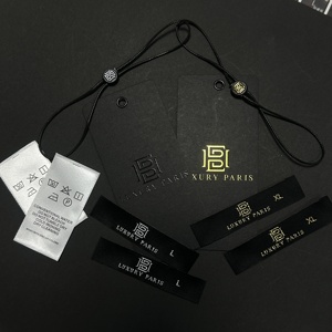 Etiquetas Colgantes de Ropa de Lujo con Logo Personalizado, Etiquetas de Papel de Alta Calidad con Ojete para Marca de Prendas de Vestir Diseño Gratuito - Product Image 6