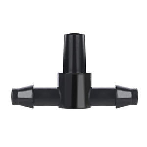 Connecteur en T pour tube capillaire d'irrigation goutte à goutte 47 mm, noir, raccord flexible pour système d'arrosage automatique de jardin - Product Image 2