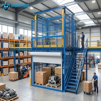 Ascenseur de marchandises hydraulique industriel pour l'exploitation des entrepôts logistiques, plateforme élévatrice verticale de fret, élévateur de marchandises