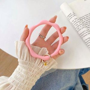 Correa Antipérdida para Teléfono Móvil con Colgante de Corazón, Pulsera de Silicona Suave con Anillo y Cordón - Product Image 5