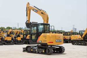 Para excavadora de orugas mini china Sany SY75C de alta gama, maquinaria con 1 año de garantía que incluye motor, bomba y caja de cambios, en venta. - Product Image 6