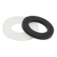 M2 M3 M4 M5-M20 rondelle plate en Nylon noir/blanc joint d'espacement d'avion en plastique joint torique pour vis
