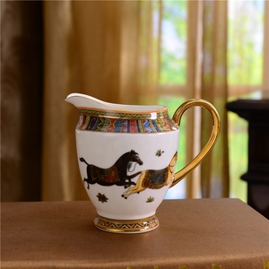 Promotion 15 Pcs Nordic Royal War Horses Porcelain Coffee <b>Tea</b> Cups <b>Set</b> for Home Decors - Product Image 4