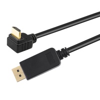 Câble plaqué or avec gaine en PVC 1080p pour tablette, caméra, téléviseur, projecteur, ordinateur, moniteur LCD