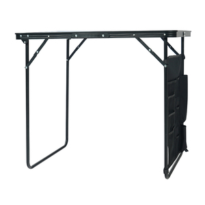 Kim loại cầm tay đồ gỗ ngoài trời MDF gấp bảng với đệm không thấm nước cho cắm trại vườn công viên sân khách sạn - Product Image 1