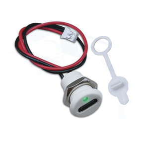 <span class=keywords><strong>USB</strong></span> Loại C 4 pin LED Đèn Nut <span class=keywords><strong>Snap</strong></span> khóa tấm <span class=keywords><strong>USB</strong></span> TYPE-C nữ không thấm nước Nữ kết nối - Product Image 3