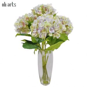 High Quality Natural Big Faux Latex <b>Hydrangea</b> <b>Artificial</b> Flower Bouquet Real Touch for Wedding Indoor Outdoor Decoration - Product Image 2