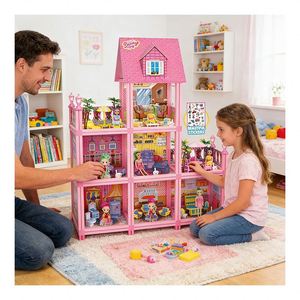 Creative PVC <b>Kitchen</b> <b>Toys</b> <b>Set</b> with Furniture Lighting Gift for Kids Teens Adults - Product Image 5
