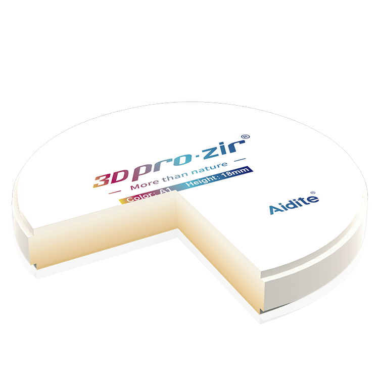 Производство Aidite для стоматологических камер Cad Cam Супер Прозрачность Cad Cam циркониевые блоки