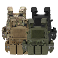 SIVI activité de plein air 500D Nylon chasse plaque transporteur gilet tactique professionnel réglable Durable gilet tactique