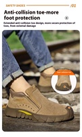 Bottes de sécurité pour soudeur de marque Bottes de travail de sécurité pour repassage industriel pour hommes