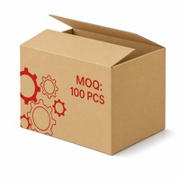 Boîtes d'expédition écologiques en matériaux recyclés, opérations de distribution personnalisées, commandes à faible volume, logo imprimé, matériau aseptique