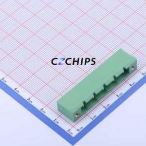 DB2EVM-7.62-5P-GN Plug-in Terminal Block Through hole,P=7.62mm Connector Board-to-Board / Socket Closed Screw Fixing 1x5P 7.62mm - Product Image 1