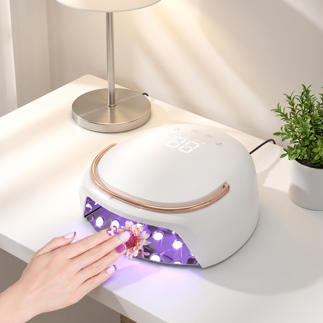 CE Certified 60W UV Lamp for Nails LED Nail Curing Lamp with Auto Sensor, Nail Supplies for Manicure/Pedicure, 99% Curing Rate