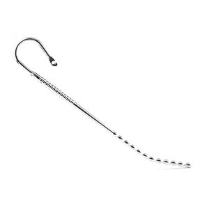 Dilator Uretra Super Panjang dengan <span class=keywords><strong>2</strong></span> Cincin, Penis Plug Baja Anti Karat untuk Masturbasi Pria, Stimulasi Uretra - Product Image 5