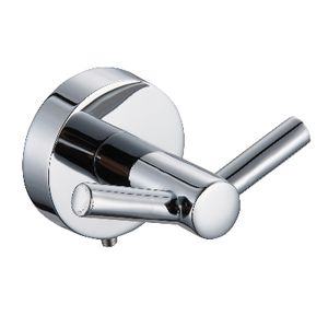 Porte-manteau mural Diosa Line en chrome, longueur 10,5 cm - Product Image 1