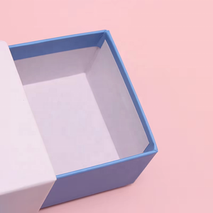 Boîte cadeau en papier créatif personnalisée en gros, boîte rigide vide pour bijoux et colliers avec logo imprimé - Product Image 4