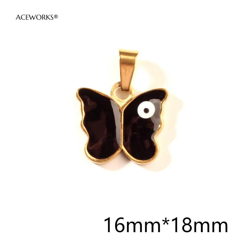 Black butterfly-Gold