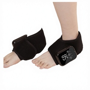 USB Rechargeable Cordless 6-Level Hot Compress Vibration Infrared Heating CE Certified <b>Foot</b> <b>Massager</b> Ankle Wrap Belt for Plantar - Product Image 2