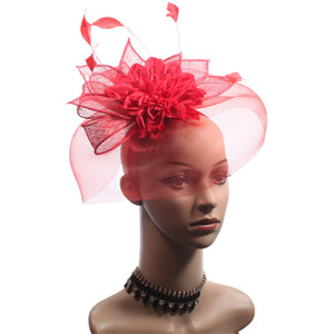 बाल सामान के लिए Fascinators और नई डिजाइन sinamay चर्च पार्टी सलाम छोटे बाल